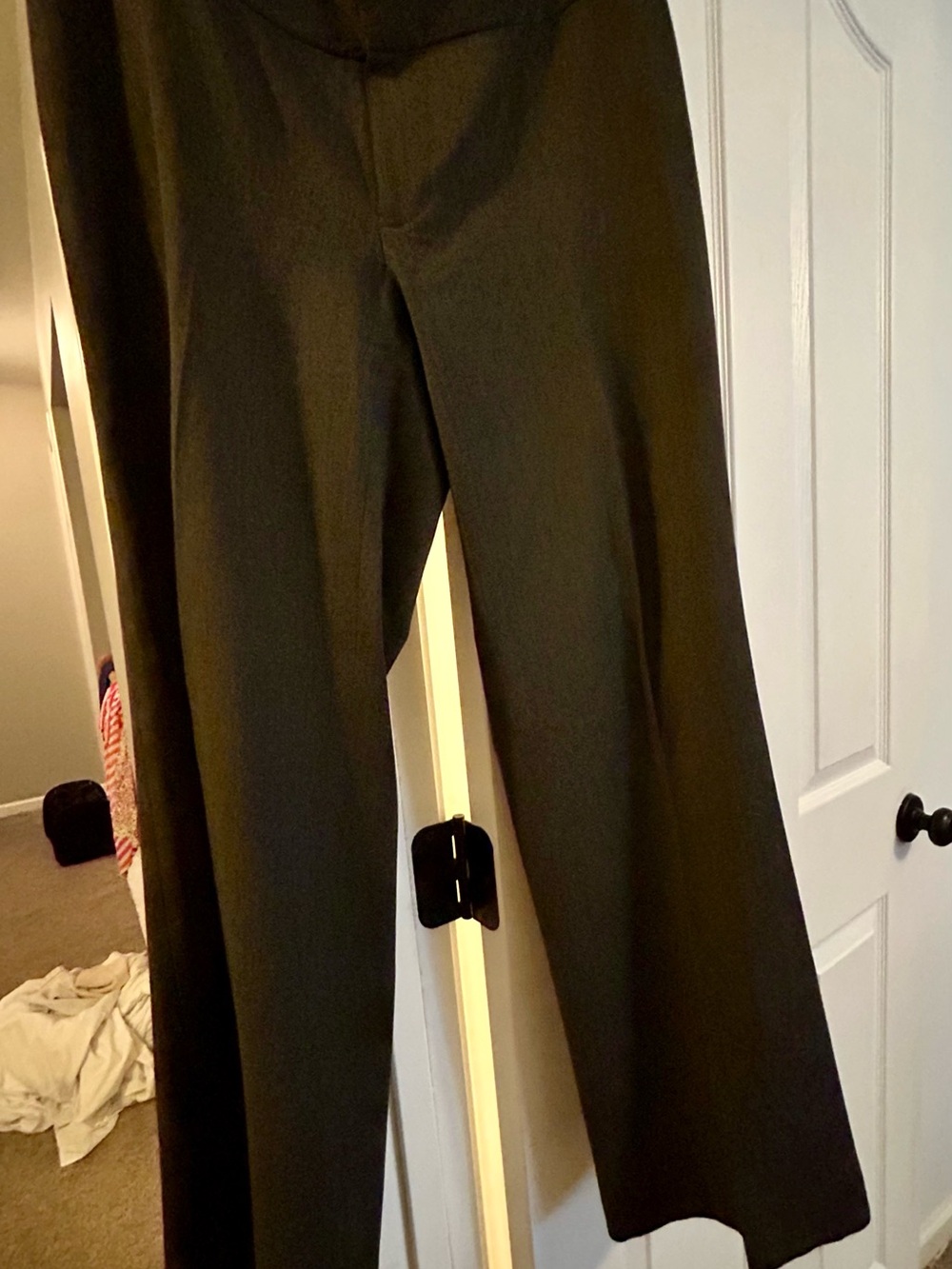 Banana Republic Charcoal Gray Dress Pants - Wide Leg
